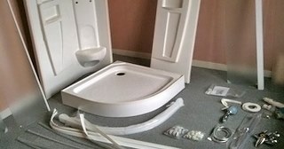 Установка душевой кабины Видное, цена от 2992 руб.